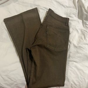 rare vintage levi brown trousers